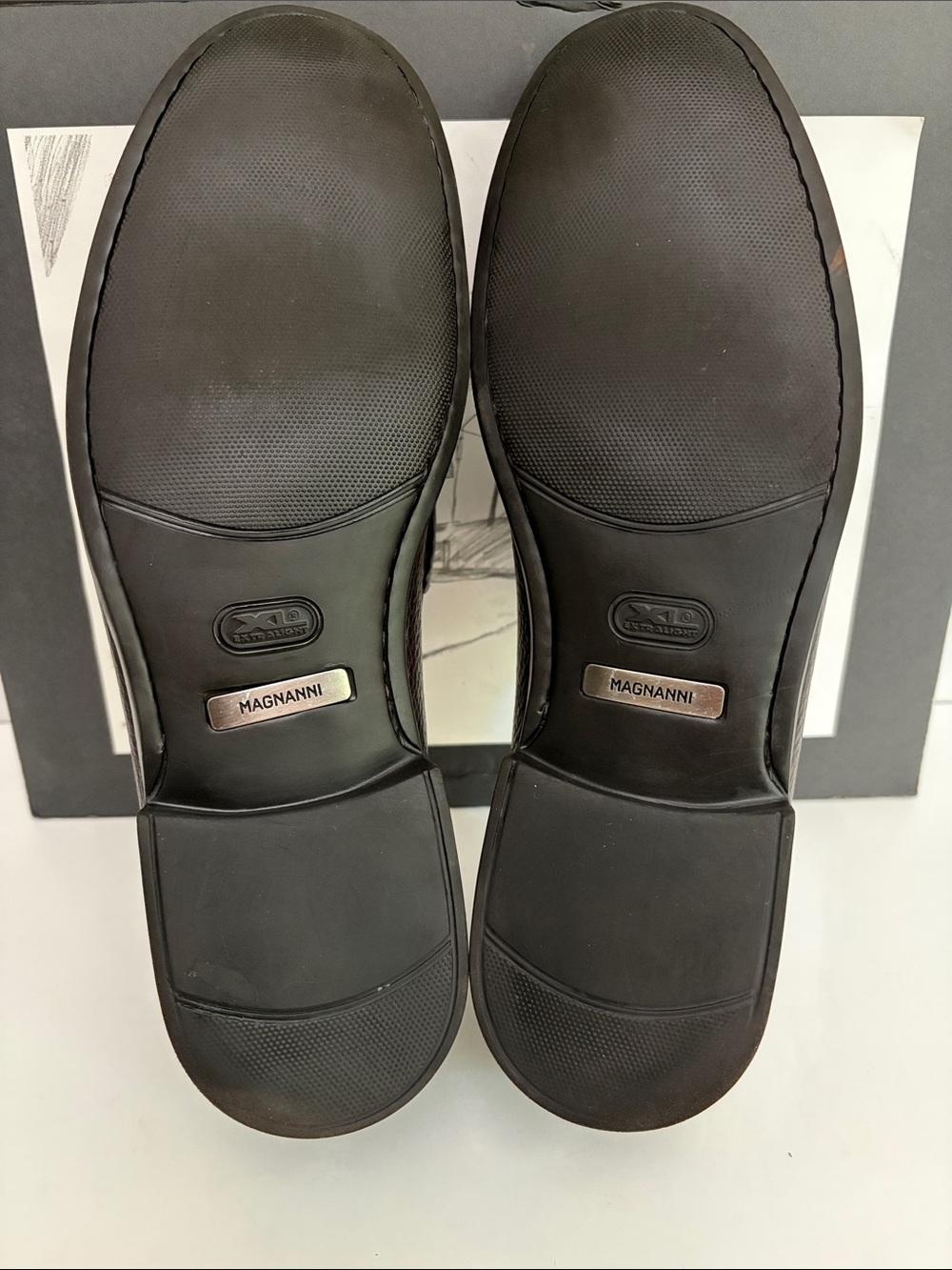Magnanni Blas III Men's Brown Leather Moc Toe Bit Loafers Size US 9.5 - Picture 14 of 16
